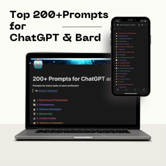 Top 200+ Prompts for ChatGPT &amp; Bard